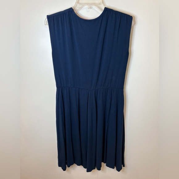 Boden Navy Dress with Pink Trim - Picture 6 of 6